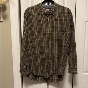 Bugle Boy VINTAGE  Plaid Button Down Shirt